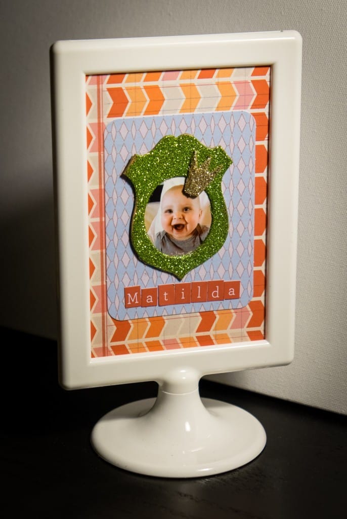 Matilda scrapbook frame