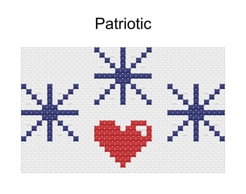 Patriotic Cross Stitch Pattern