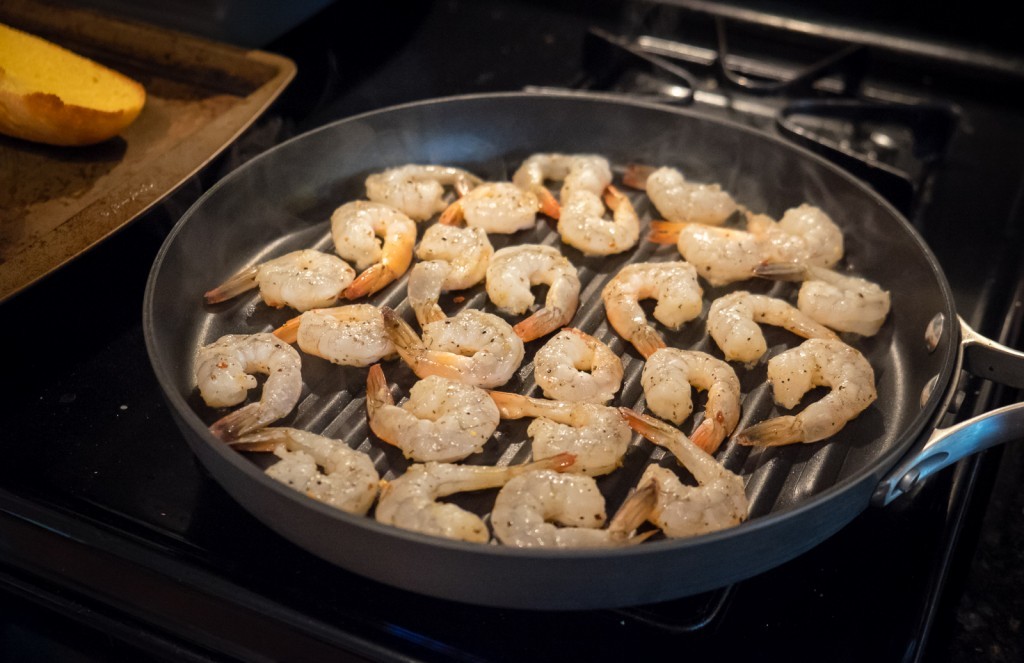 Grilled Shrimp and Salad with Citrus Vinaigrette - Albion Gould