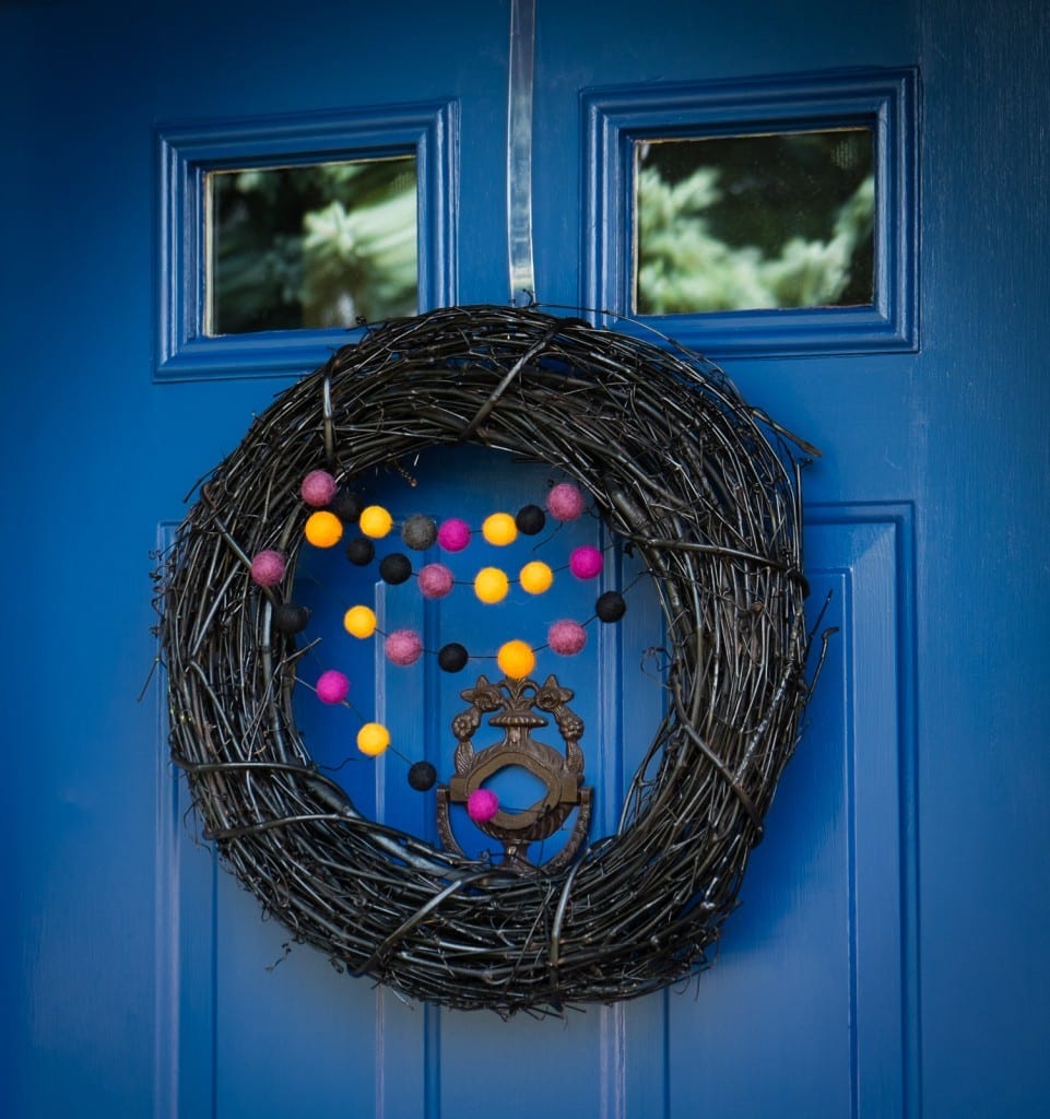 easy Halloween wreath