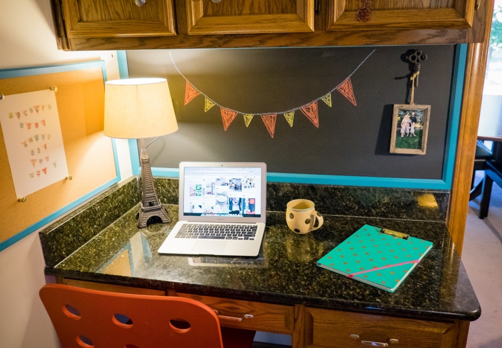 Kitchen Desk Update