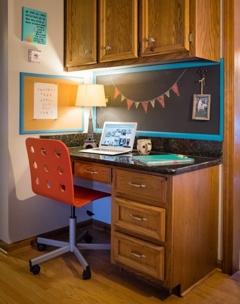 Kitchen Desk Update