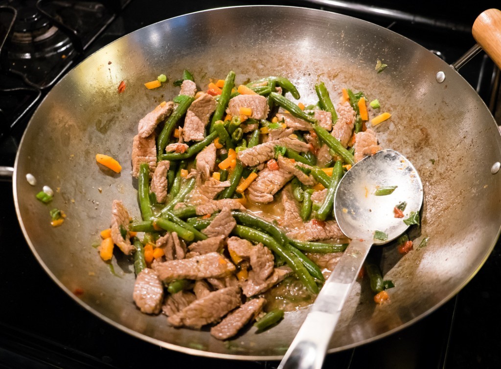 orange beef stir fry