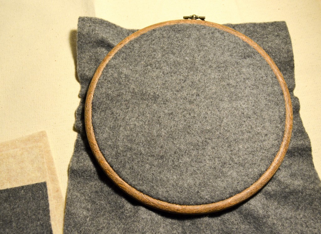 felt in hoop