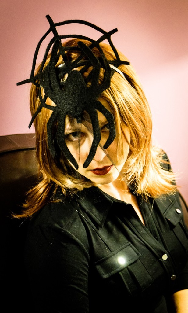 Black Widow Fascinator