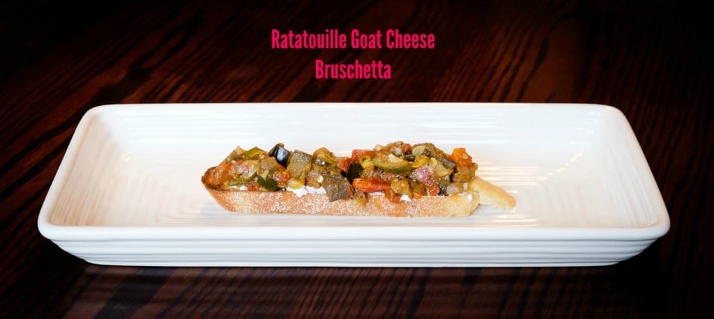 ratatouille goat cheese bruschetta