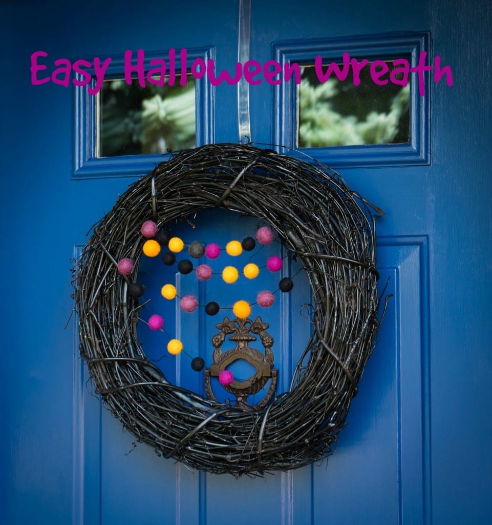 Easy Halloween Wreath