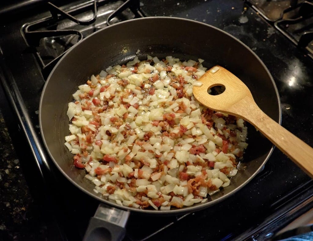 bacon and onion