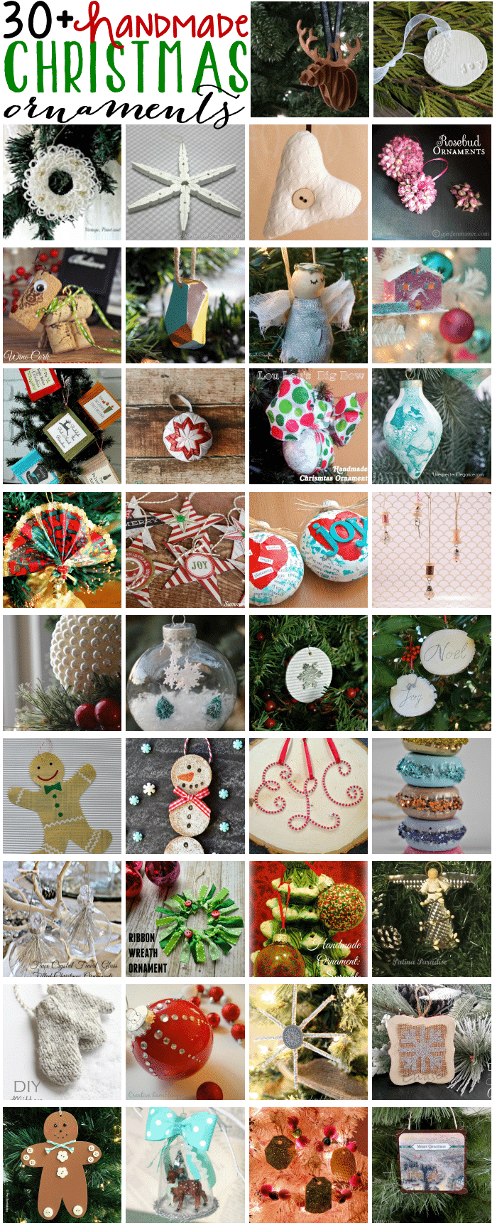 DIY Cold Porcelain Clay Ornaments - Made By Barb - cheap, easy & fast