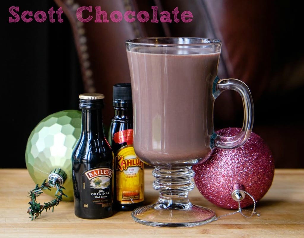 Scott Chocolate (hot chocolate cocktail)
