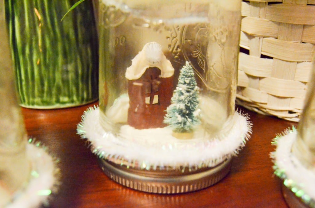 snowy terrarium craft