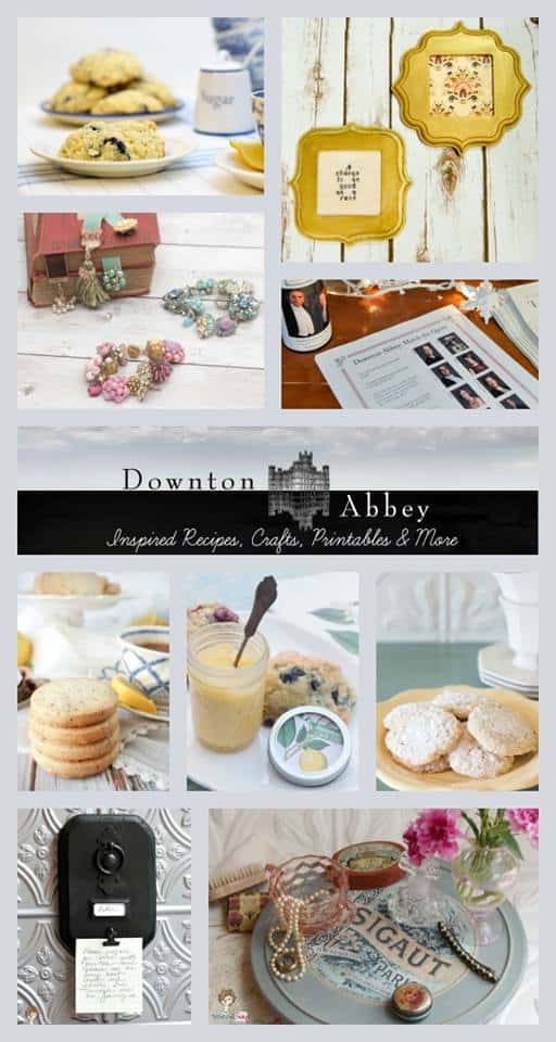 Downton Abbey Inspired Recipes, Crafts, Printables, & More