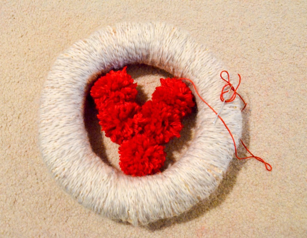 pom pom heart