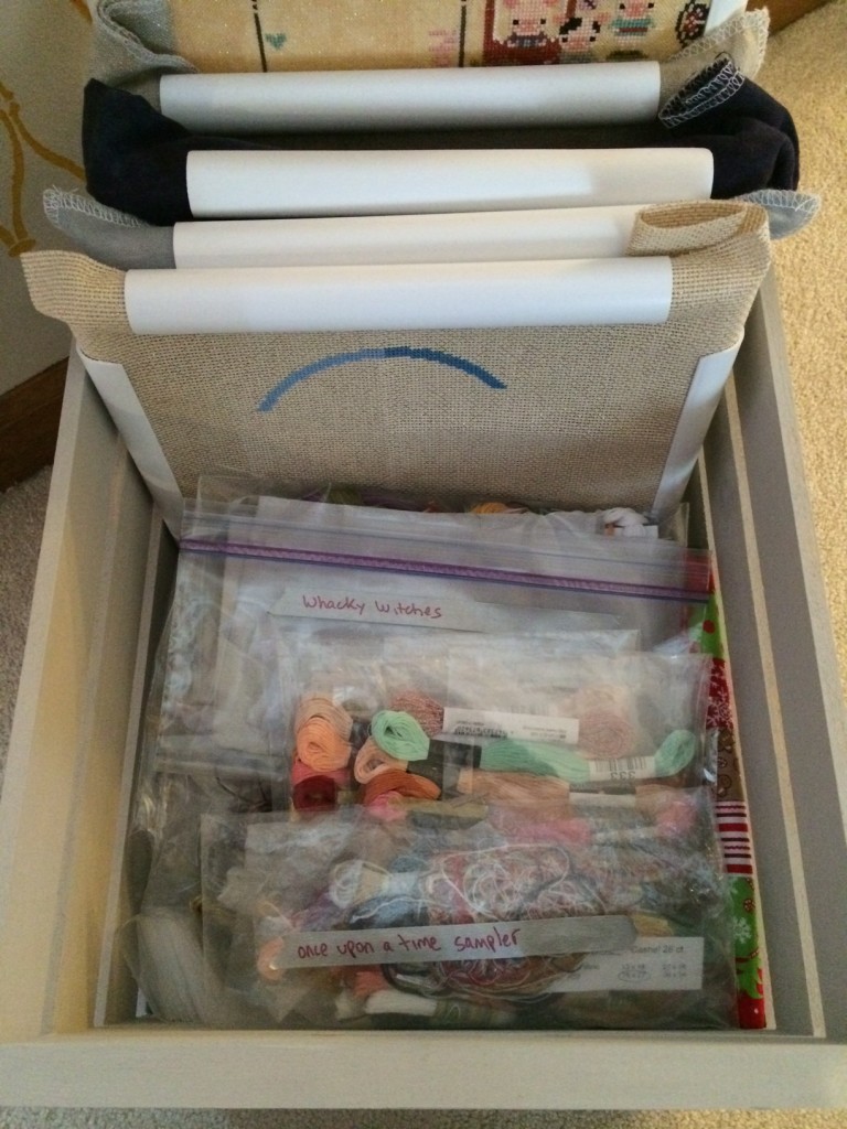 cross stitch storage