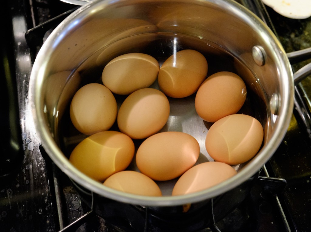 hard boil eggs