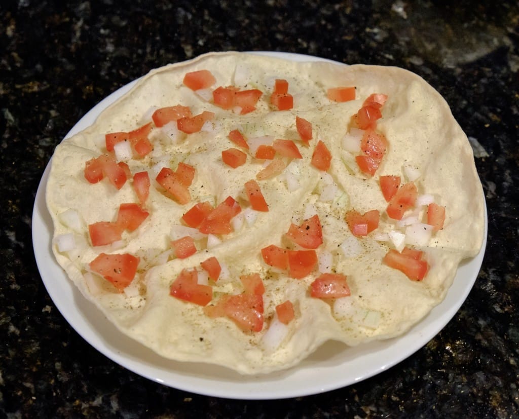 dust with cumin, coriander, and black pepper