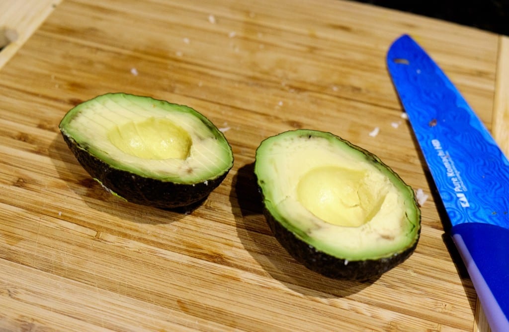 slice the avocado