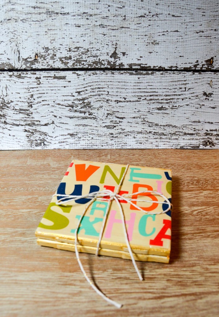 Teacher Appreciation Alphabet Coasters