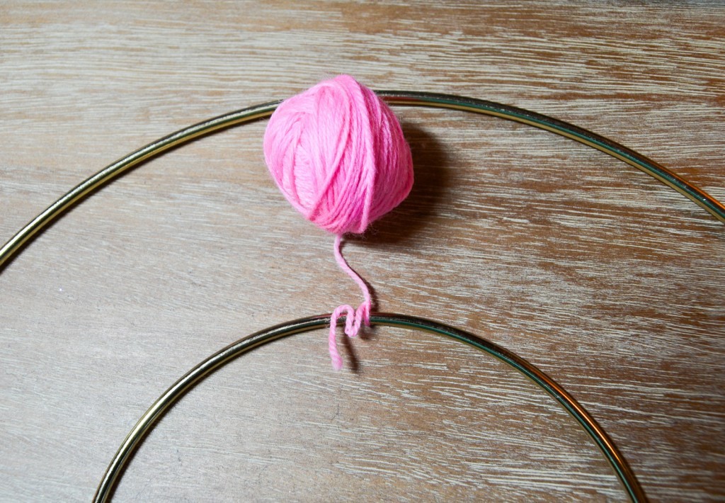 tie the yarn