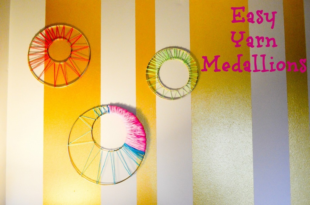 Easy Yarn Medallions