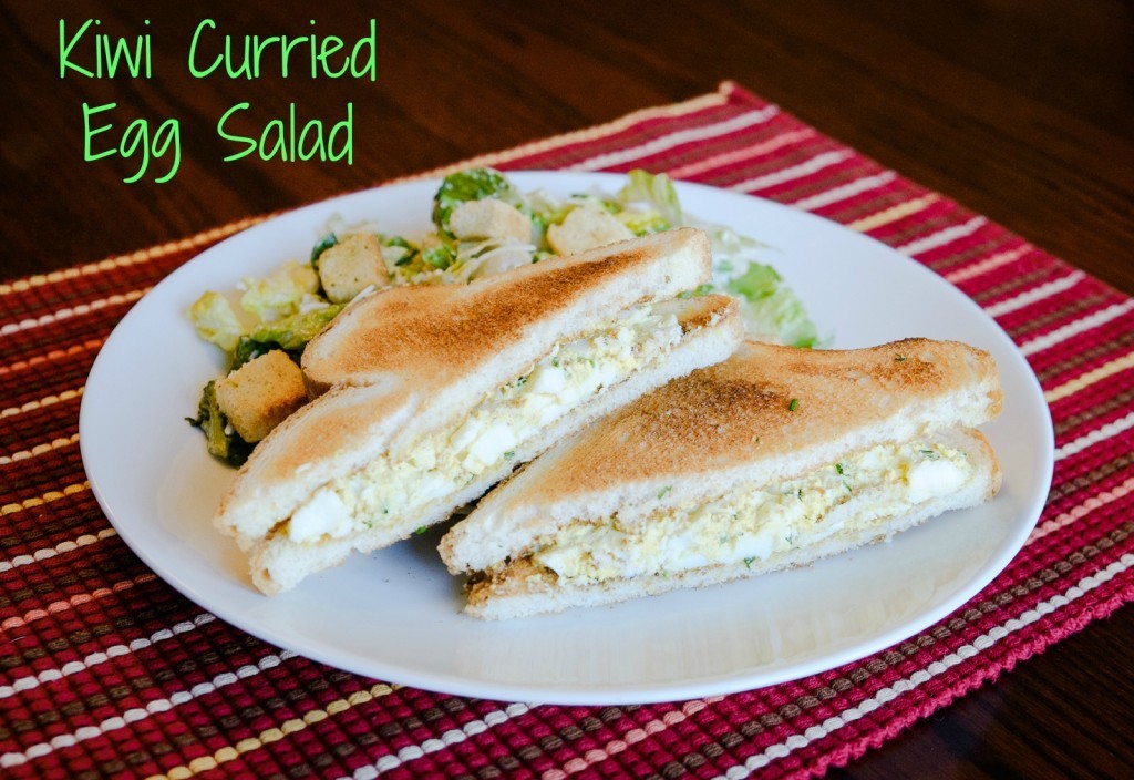 Kiwi Curried Egg Salad