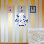 Painted Cut it Out Frames