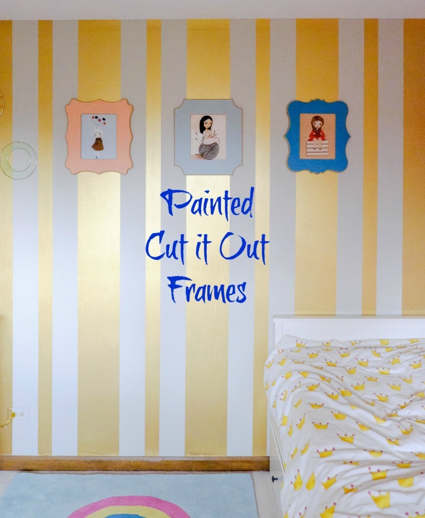 Painted Cut it Out Frames