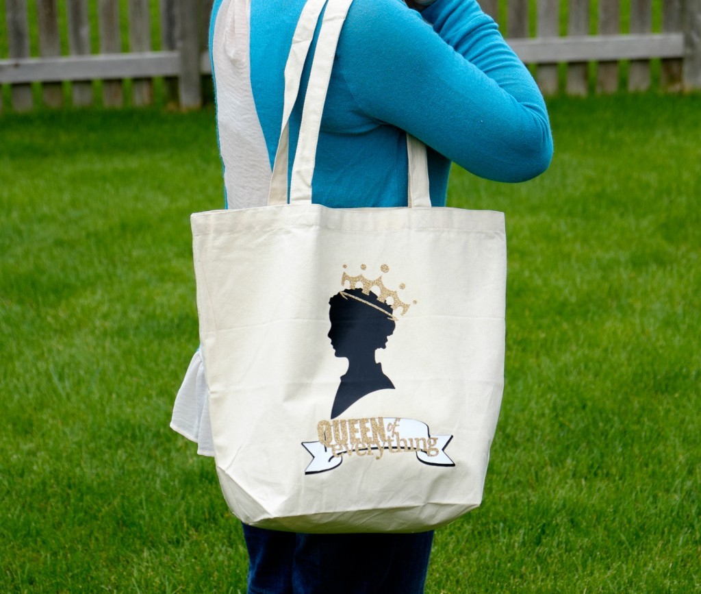 Vinyl Queen of Everything Tote