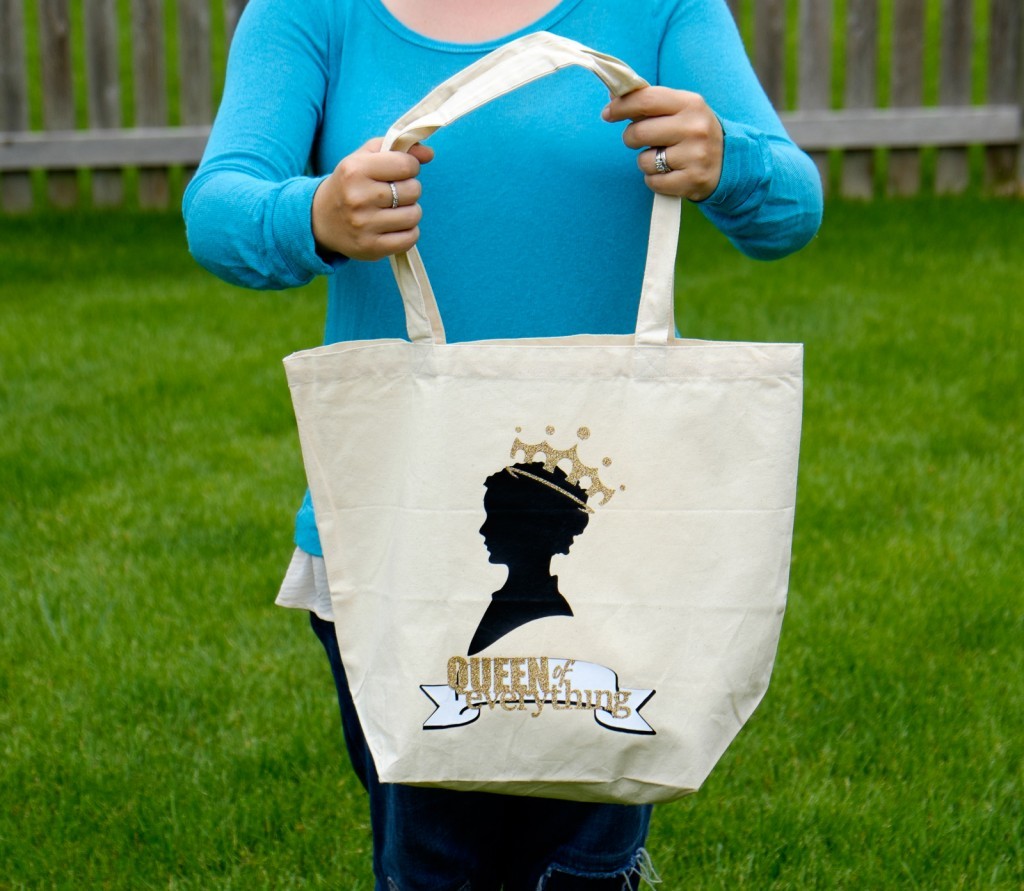 Vinyl Queen of Everything Tote