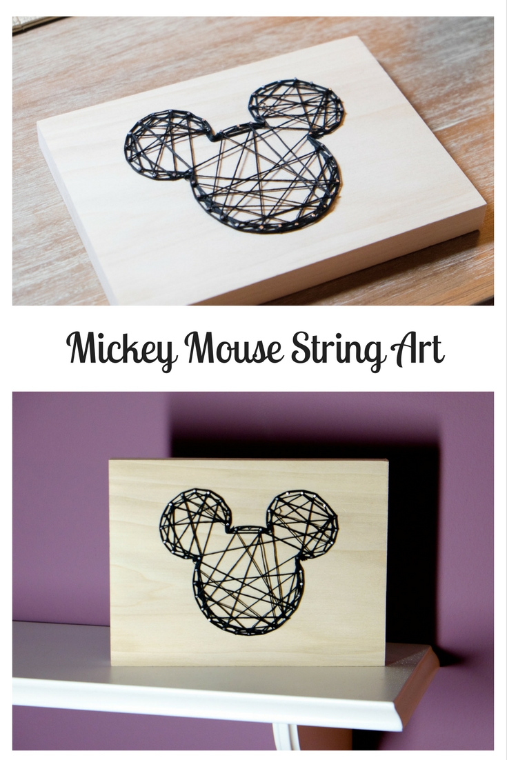 Mickey Mouse String Art