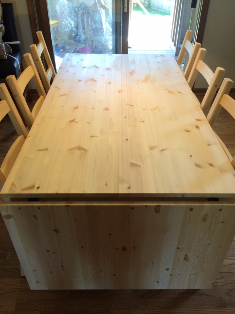 built table