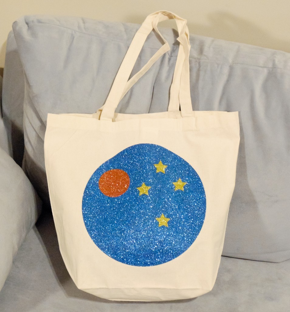 Celestial Inspired Vinyl Tote