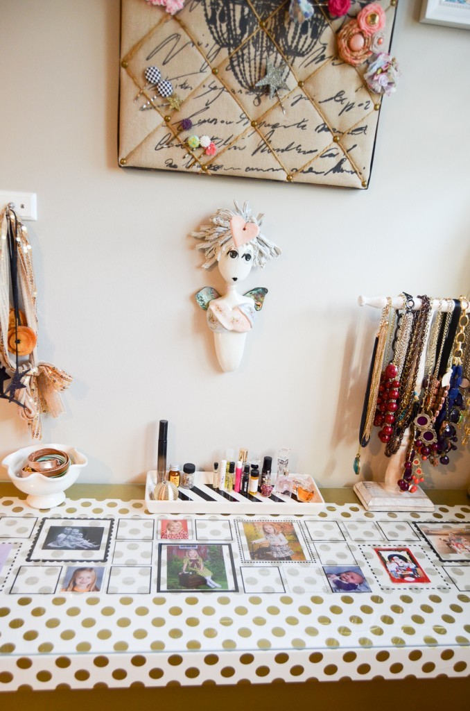 DIY Decor Tape Dressing Table