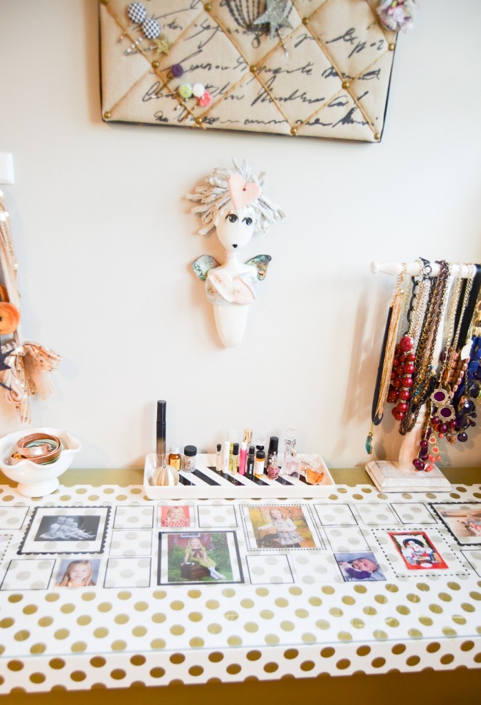 DIY Decor Tape Dressing Table