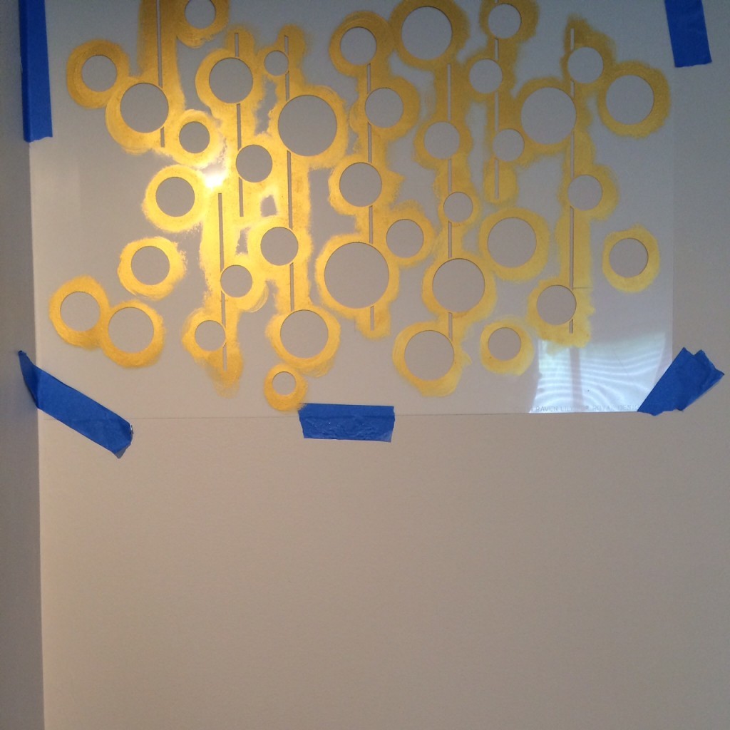 Uzma Circles Wall Stencil