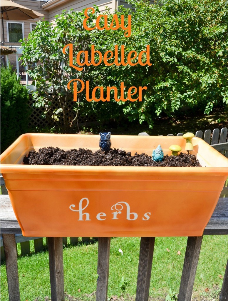 Easy Labelled Planter