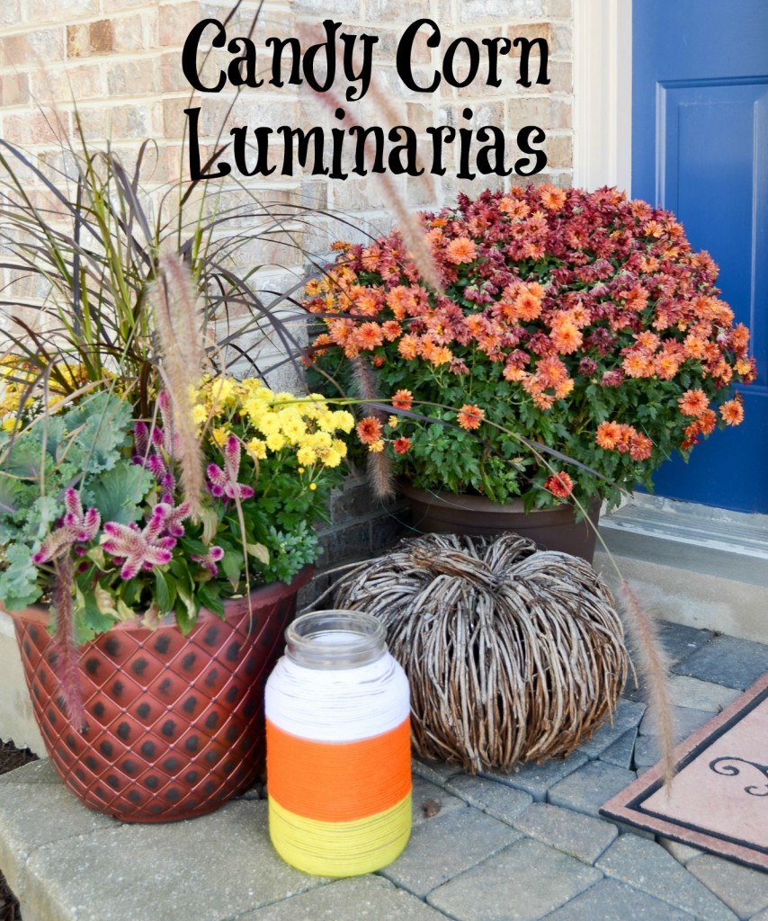 Candy Corn Luminarias