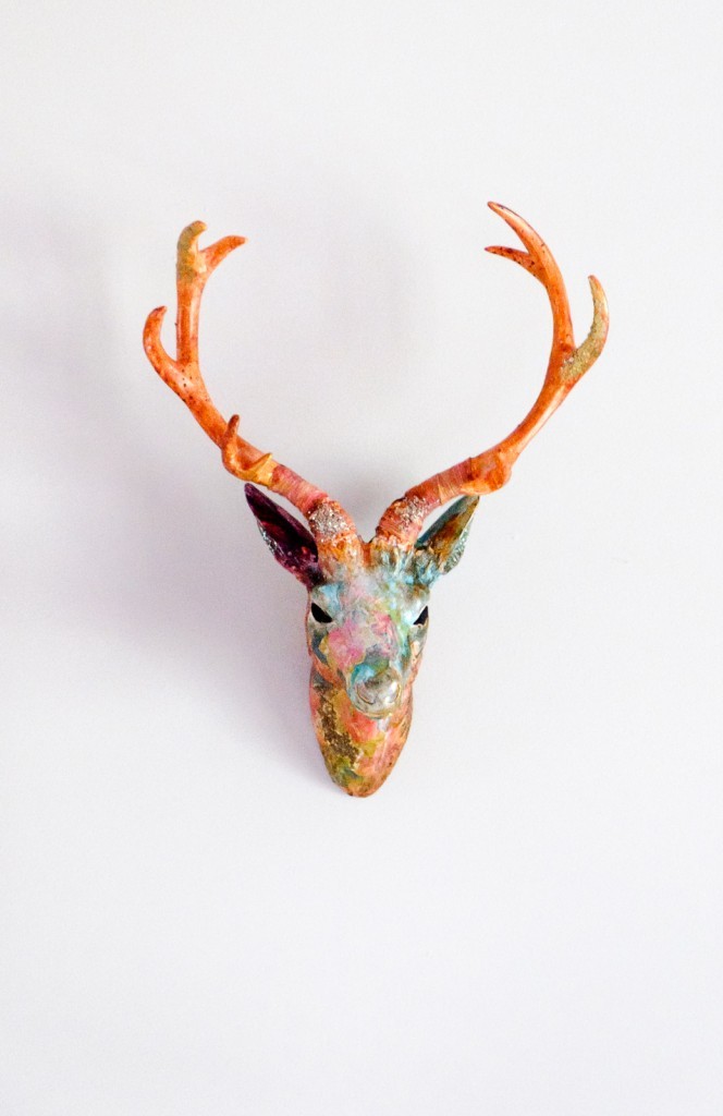 Mixed Media Deer Head