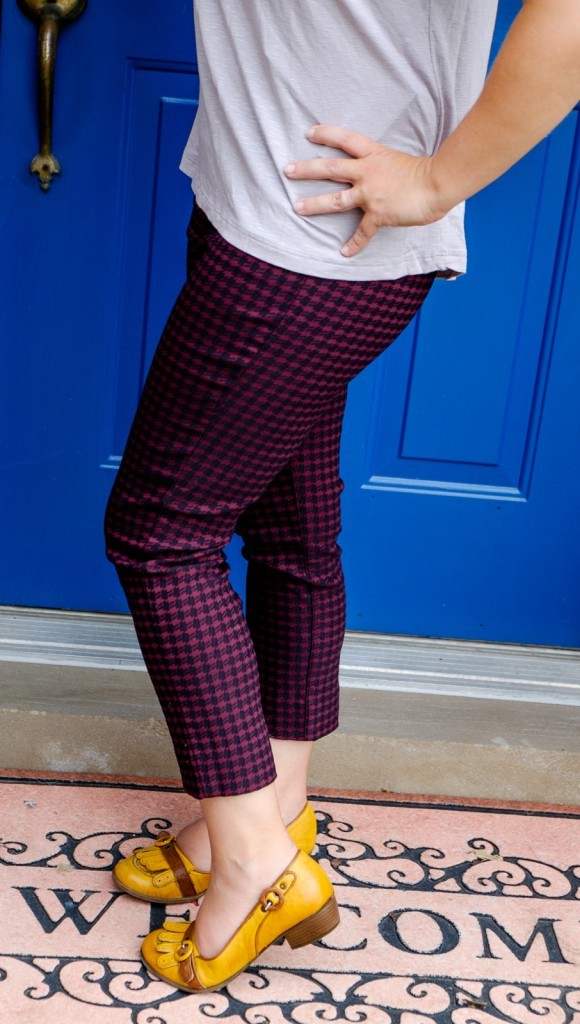 ever Houndstooth Straight Leg Pant