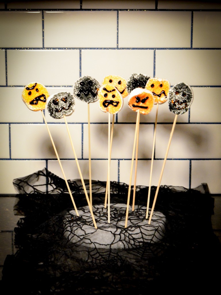 Monster Marshmallow Lollipops