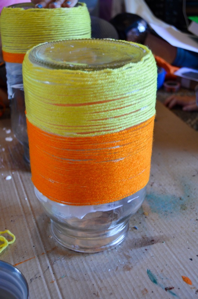 orange yarn