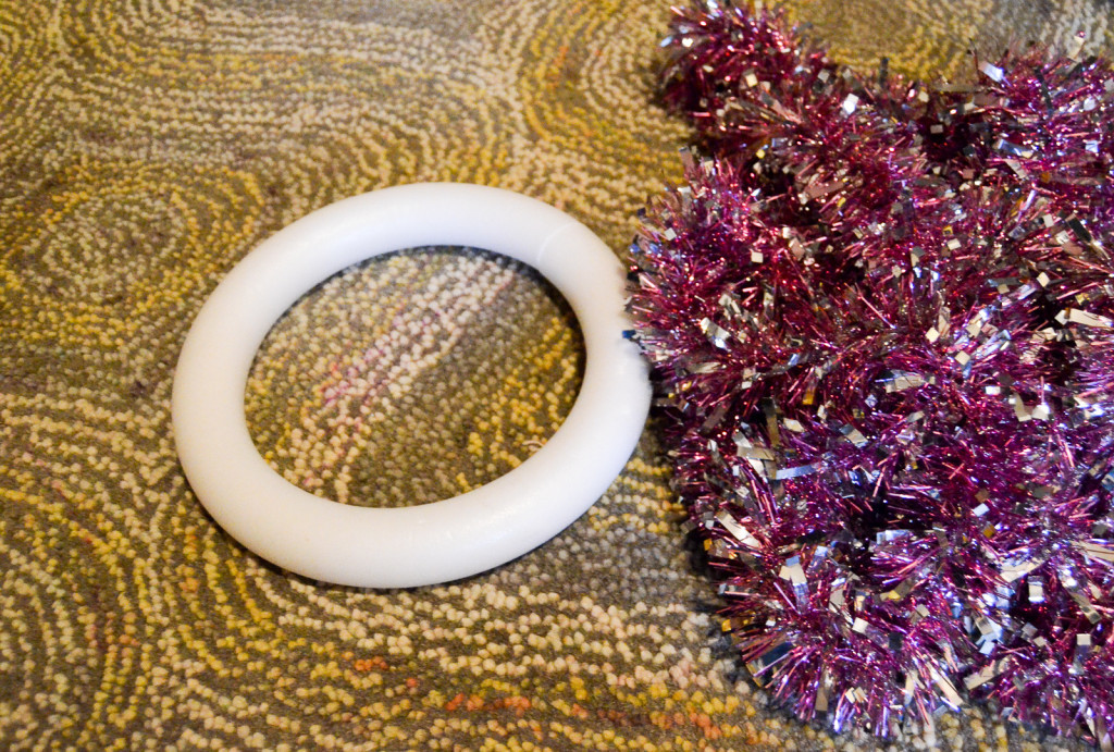 wreath form and garland