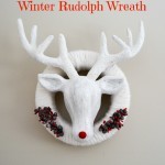 Winter Rudolph Wreath