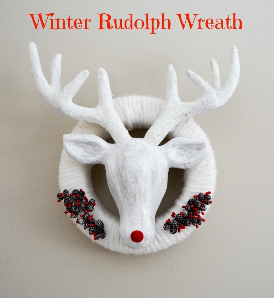 Winter Rudolph Wreath