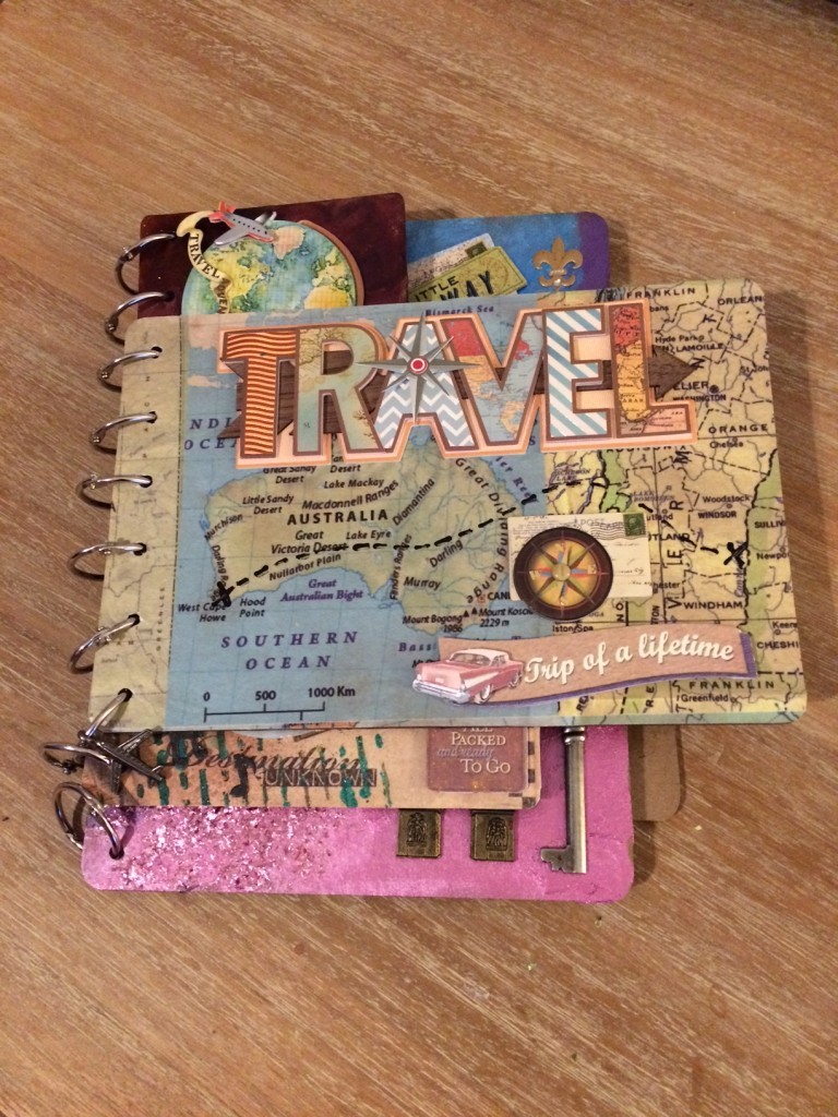 Mixed Media Travel Board Book