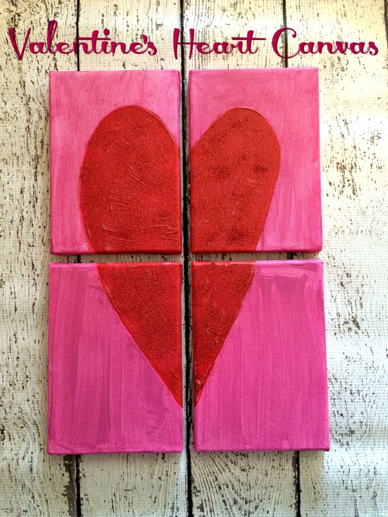 Valentine’s Heart Canvas