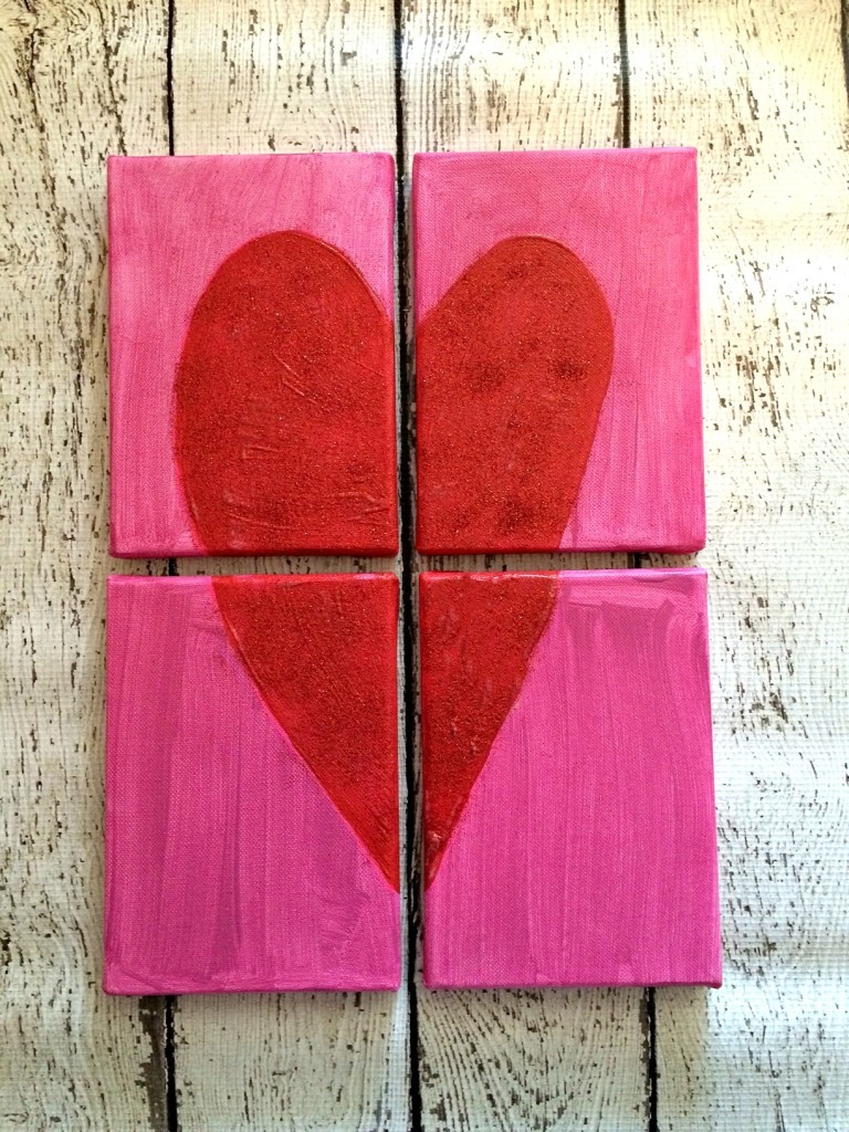 Valentine's Heart Canvas