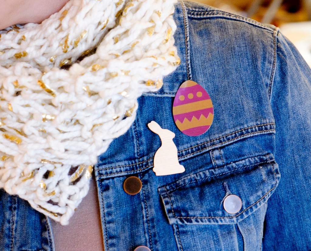 Easy Easter Brooches with Cricut