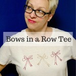 Bows in a Row Trendy Tee