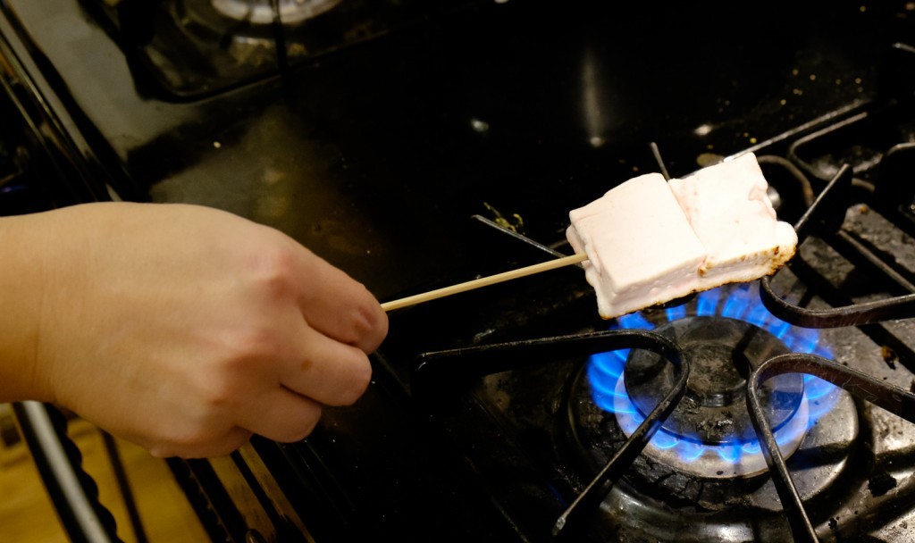 roast the marshmallows